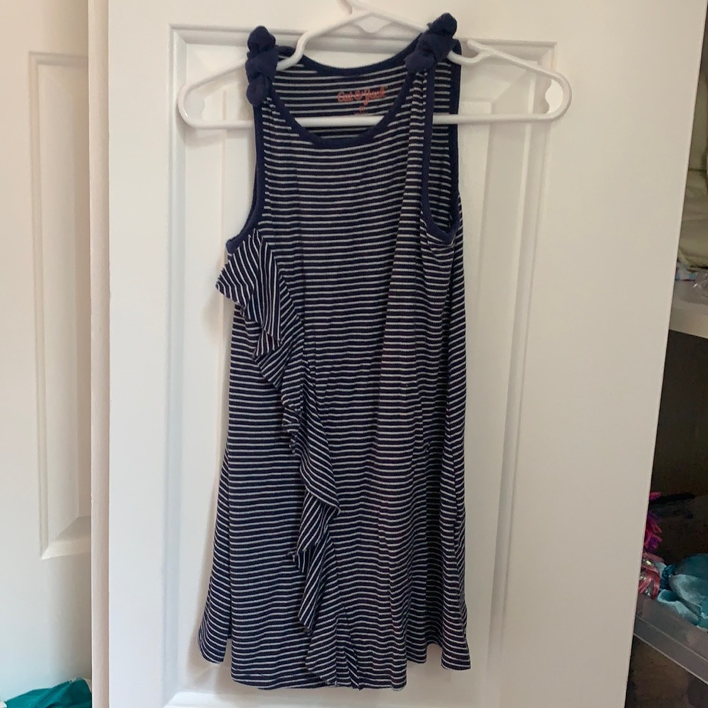 Car and jack stretchy short sleeve dress